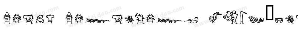 Crazy Creatures Bold-Italic字体转换